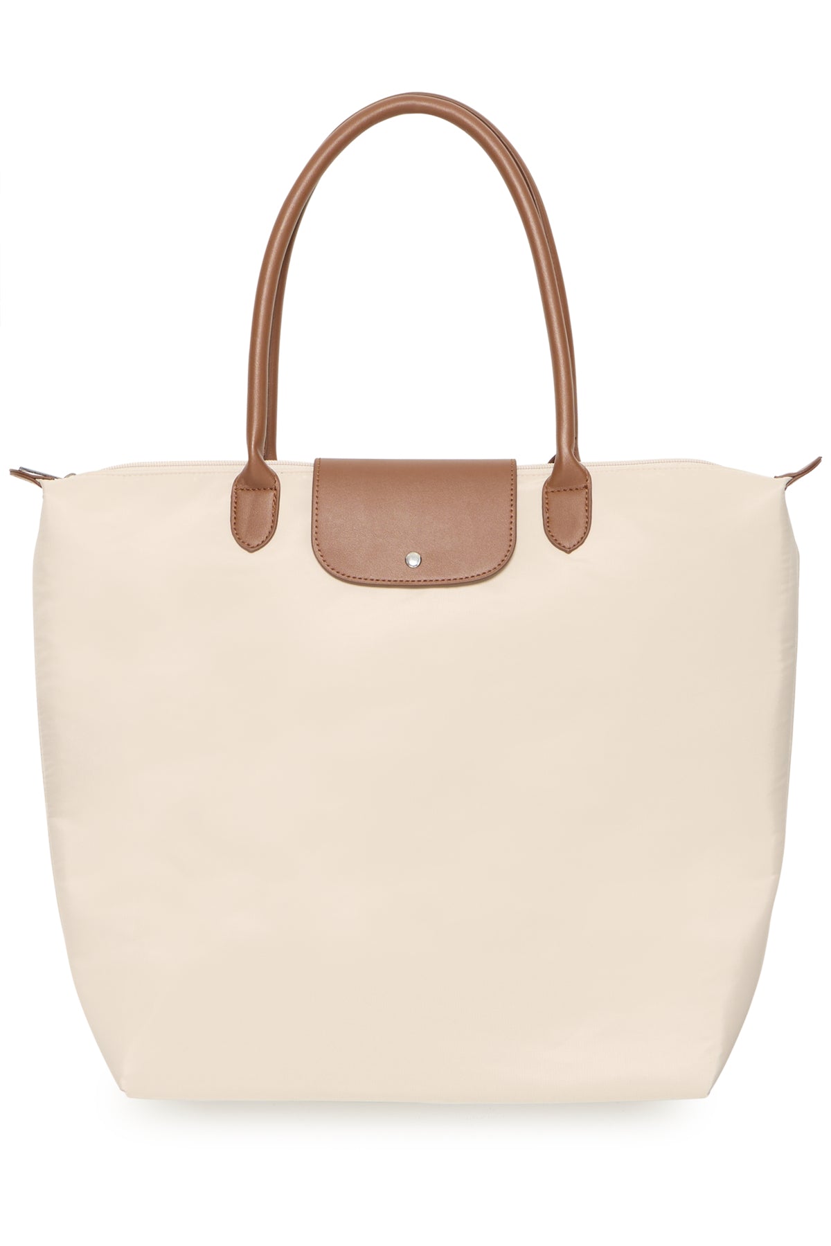 A fabulous and well priced tote bag from Scandi brand FRANSA. The perfect shopper for travelling or just a day out in town. In neutrals this piece goes with any outfit.