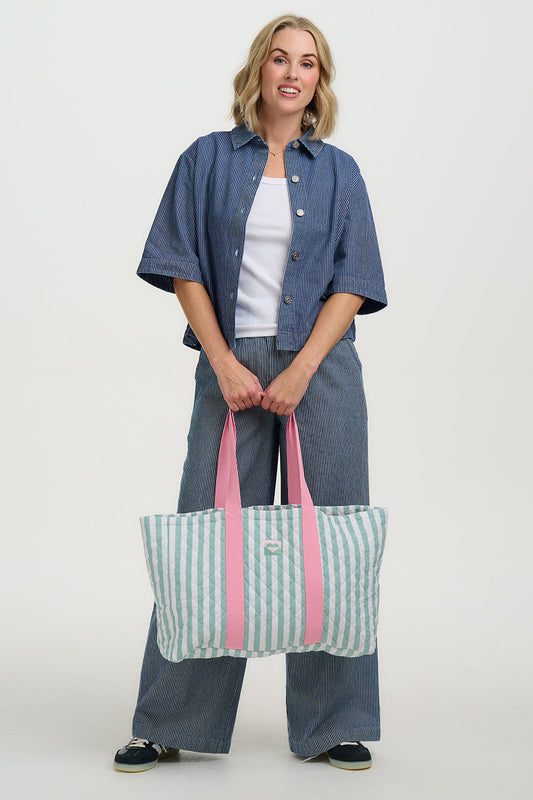 SUGARHILL "Haven Quilted Tote Bag"