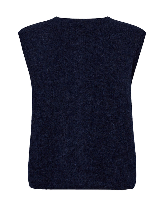 MOS MOSH "MMAlmine Thora Knit Vest" (Maritime Blue/Falcon)