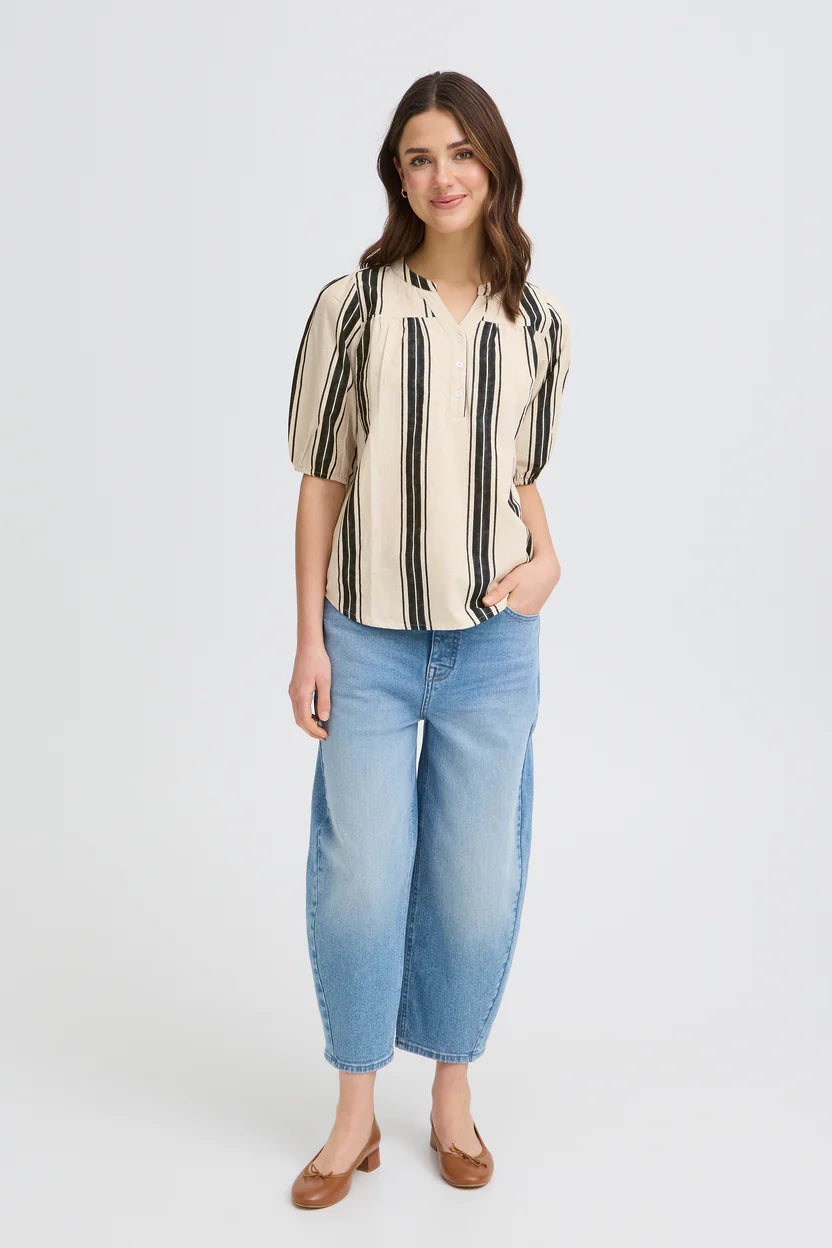 FRANSA "FRMaddie Blouse 2" (Wide Stripe )