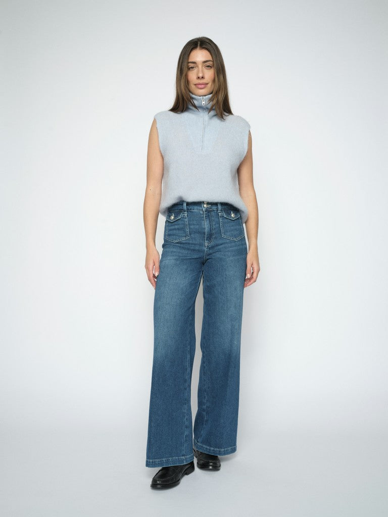 MOS MOSH "MMColette Nagato Jeans (32")" (Blue401)