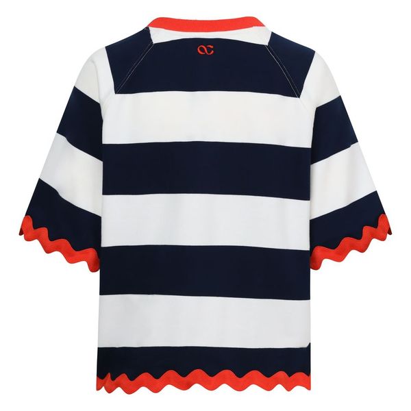 ONE COLLECTIVE "Perth Sweatshirt" ( Maritime Stripe/Cornflower)
