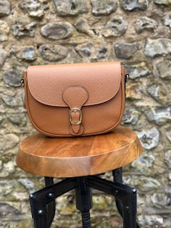 Leather Saddle Bag