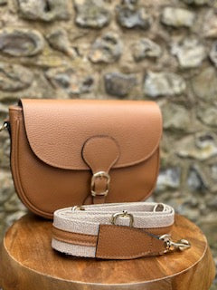 Leather Saddle Bag