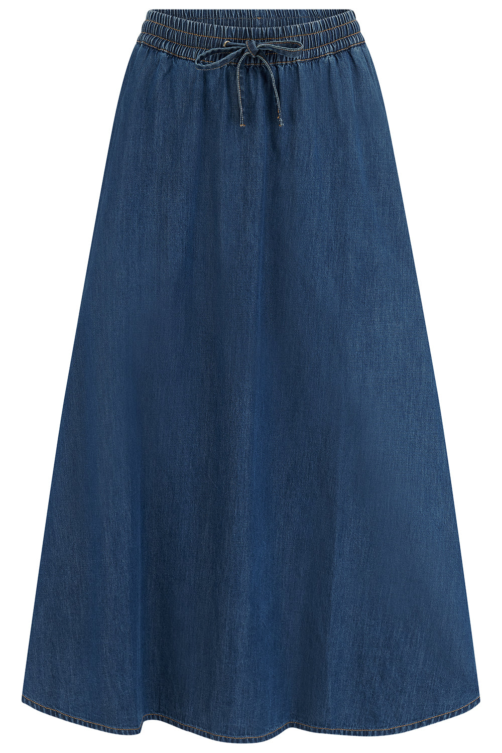 SUGARHILL "Allegra Midi Skirt" (Denim)