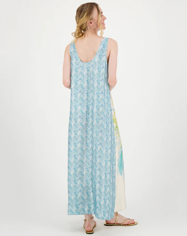 ME369 "Allison Sleeveless Dress Summer" (Pura Vida/Lucky Me)