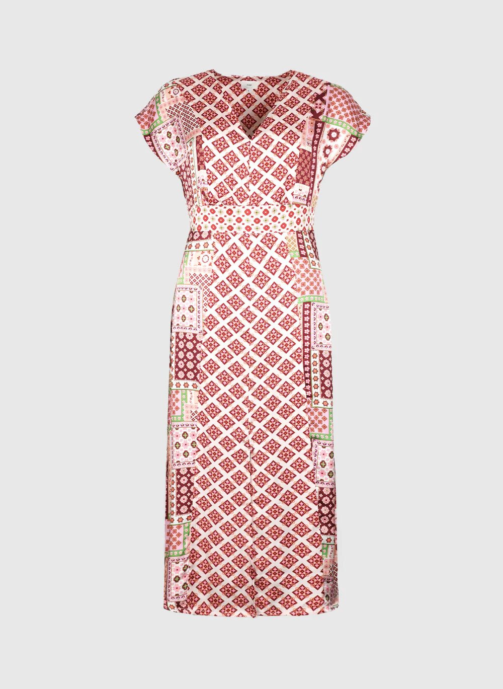 AN'GE "Mirage Dress" (Patchila Bordeaux) - ClobR
