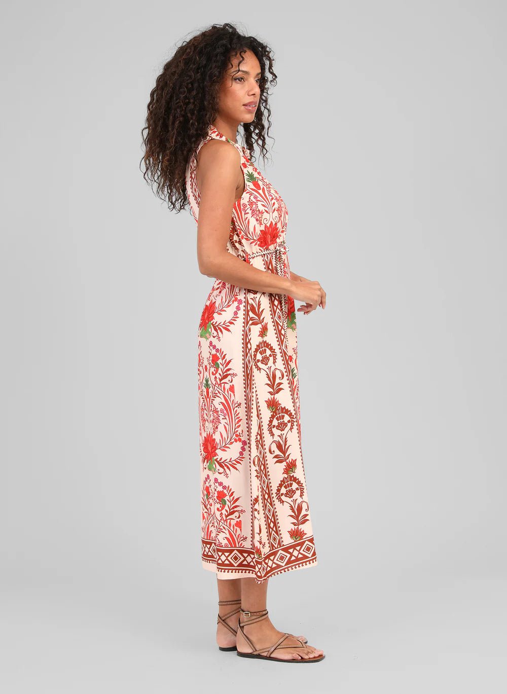 AN'GE "Olucia Dress" (Tilana Rouge) - ClobR
