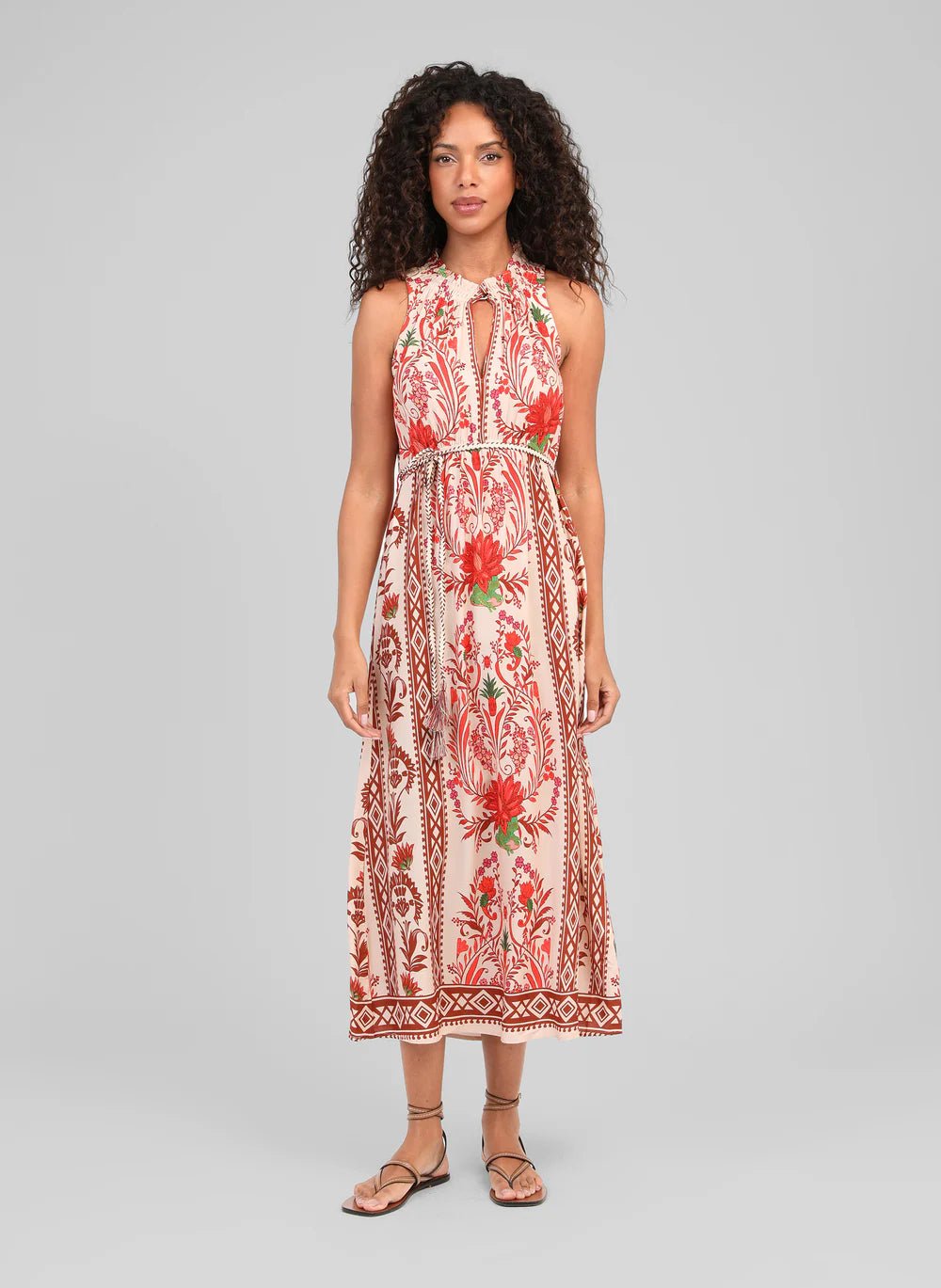 AN'GE "Olucia Dress" (Tilana Rouge) - ClobR