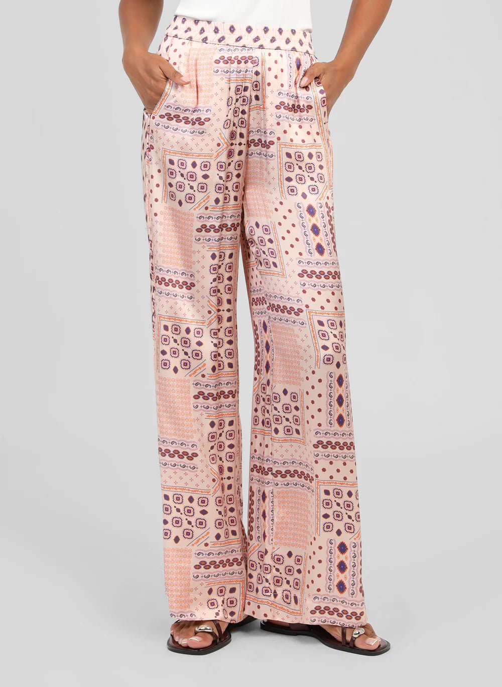 AN'GE "Presley Trousers" (Tifania Ecru) - ClobR