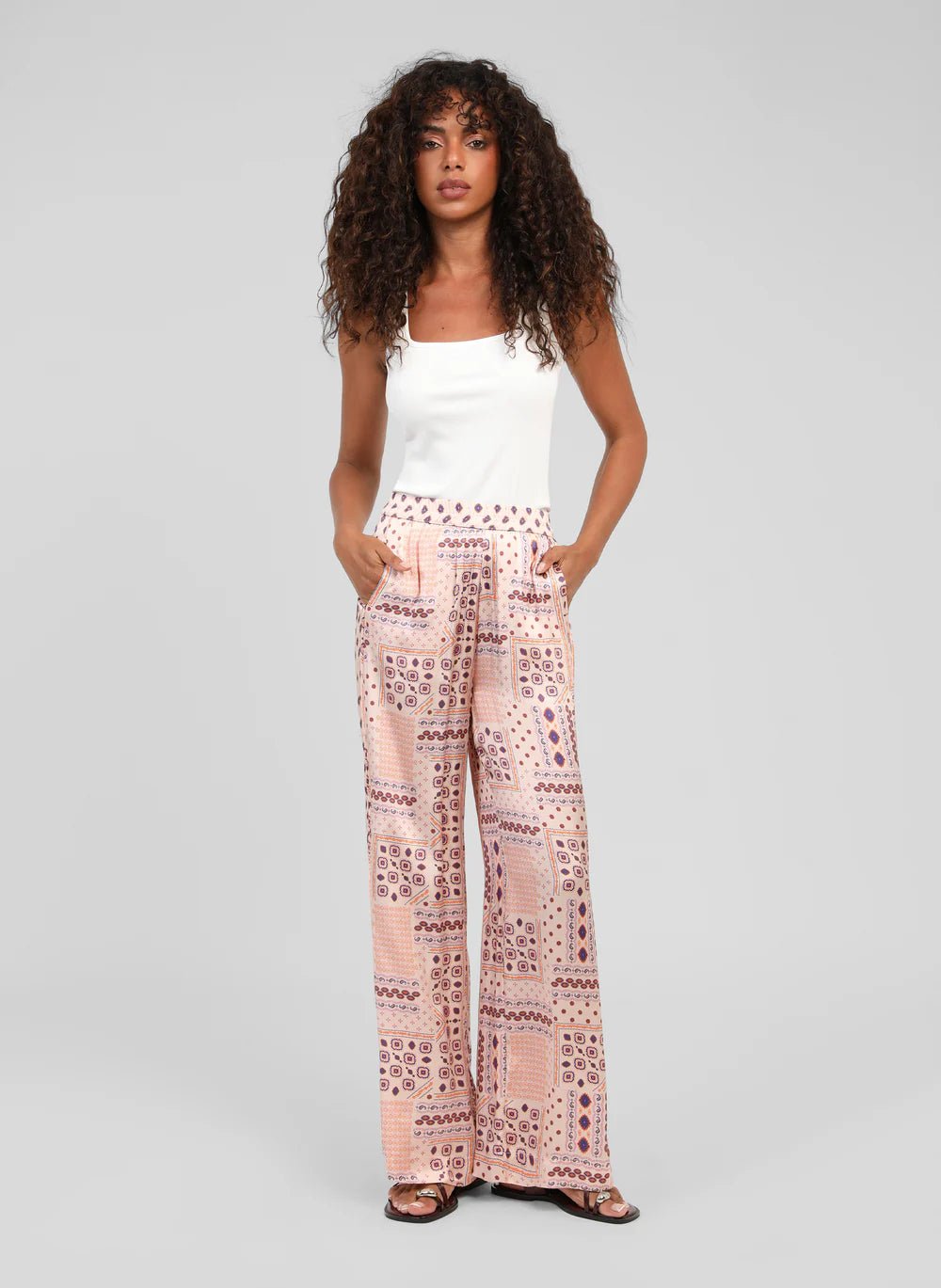 AN'GE "Presley Trousers" (Tifania Ecru) - ClobR