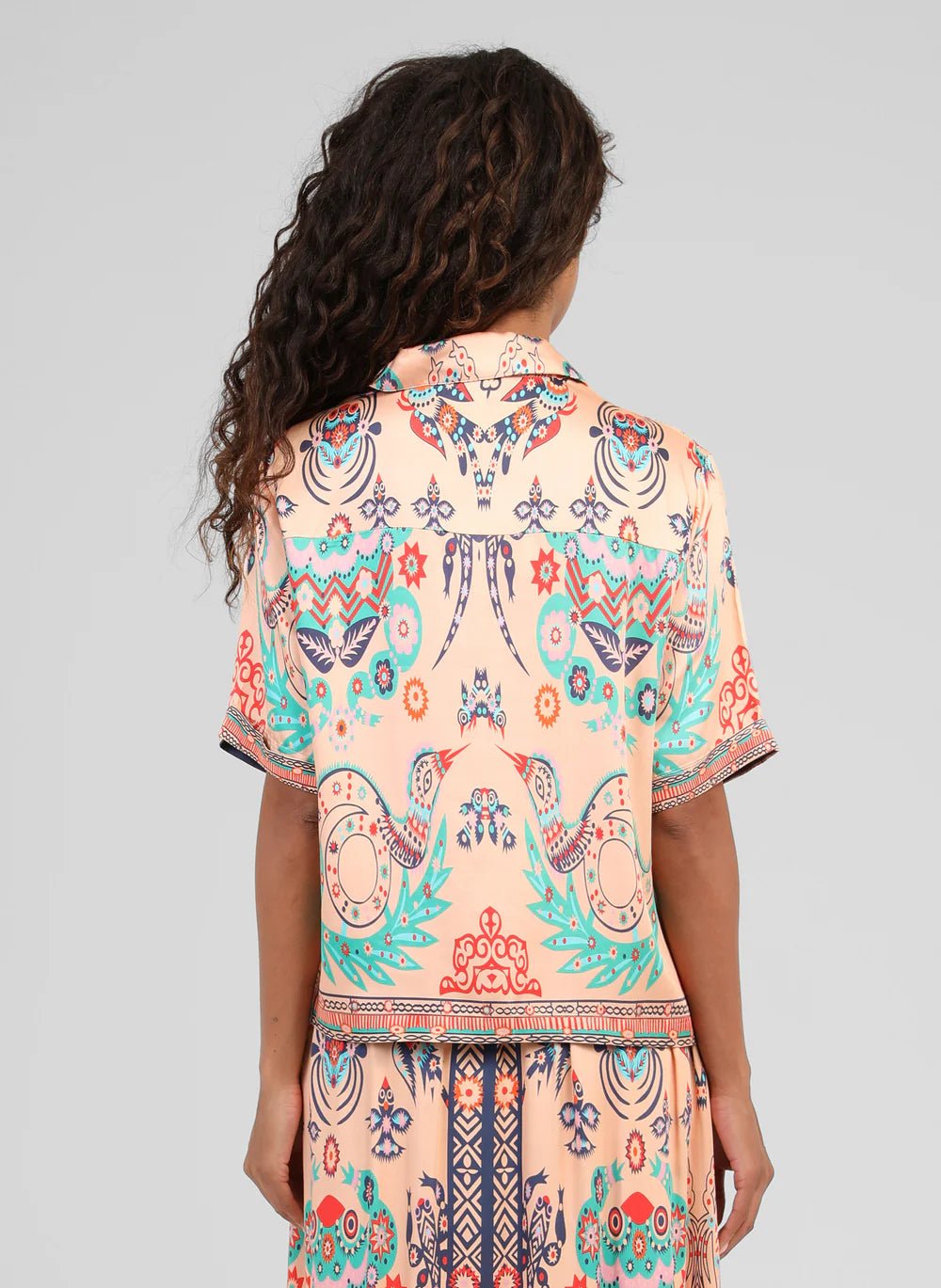 AN'GE "Shanola Shirt" (Samila Ecru) - ClobR