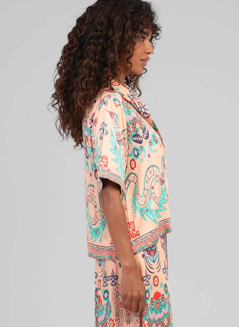 AN'GE "Shanola Shirt" (Samila Ecru) - ClobR