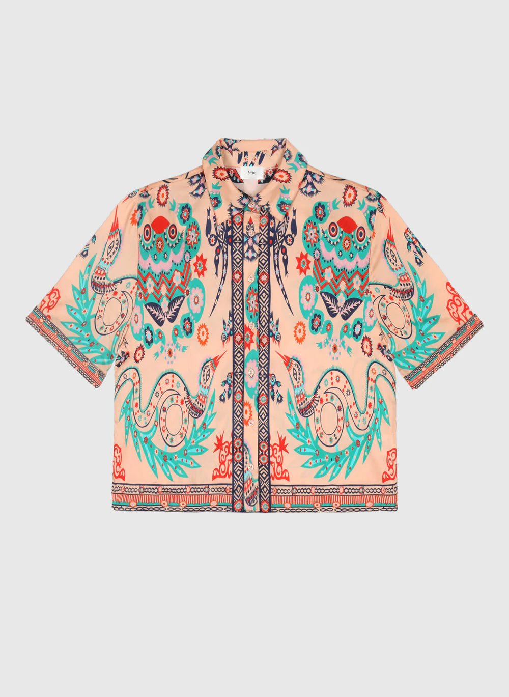 AN'GE "Shanola Shirt" (Samila Ecru) - ClobR