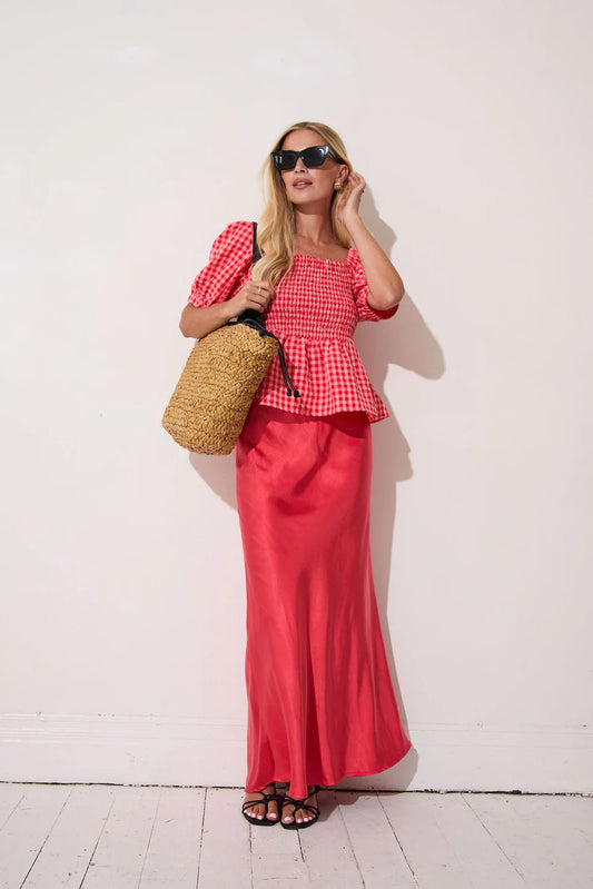 FIKA "Angel Skirt" (Cobalt Blue/Red)
