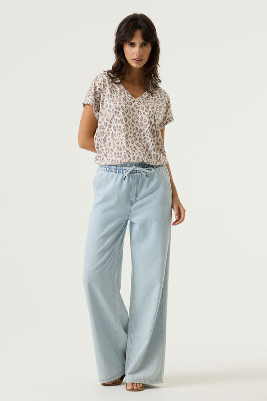 GARCIA "T Shirt P260202" (Animal Print)