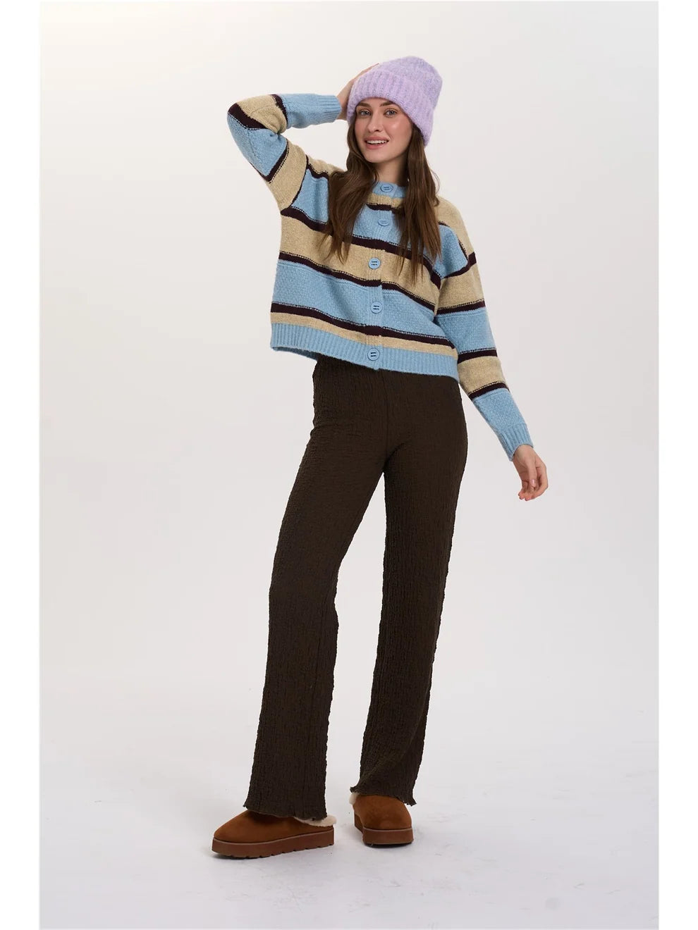 41390 "April Cardigan" (Multi)