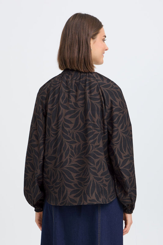 FRANSA "FRAriana Blouse " (Hot Fudge)