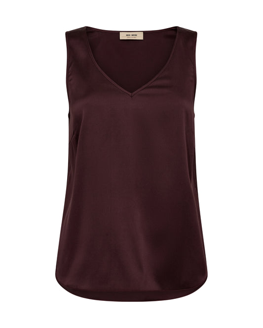 MOS MOSH "MMAstrid Silk Tank" (Fudge)