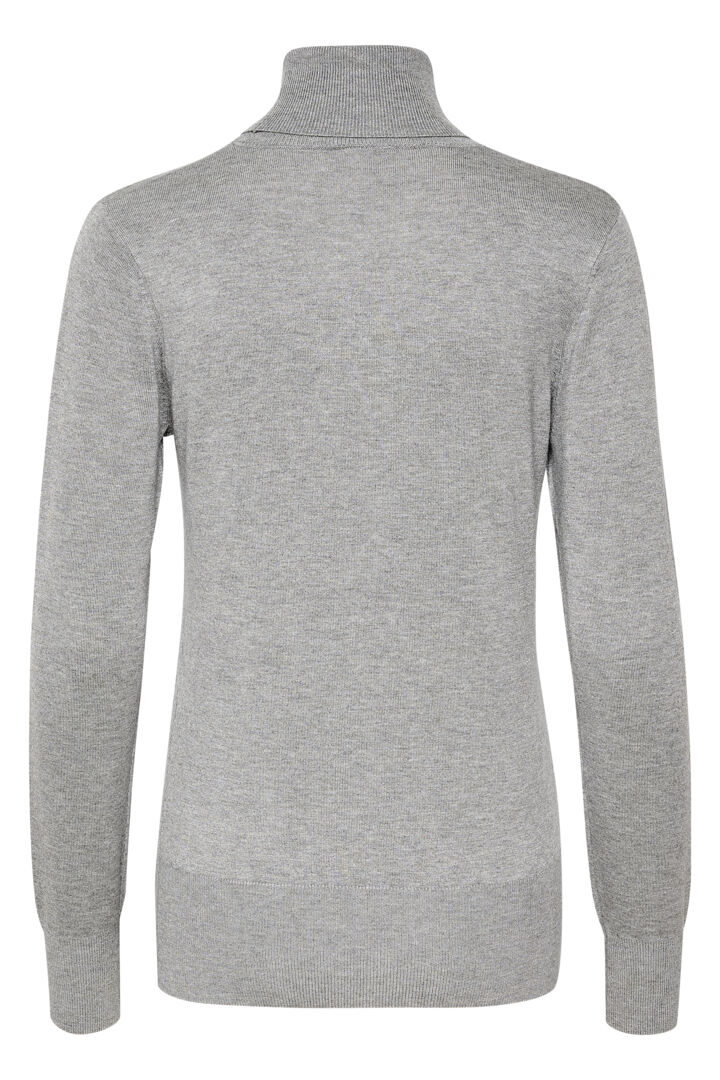KAFFE "Astrid Roll Neck Knit" (Dark Grey/Grey Melange)