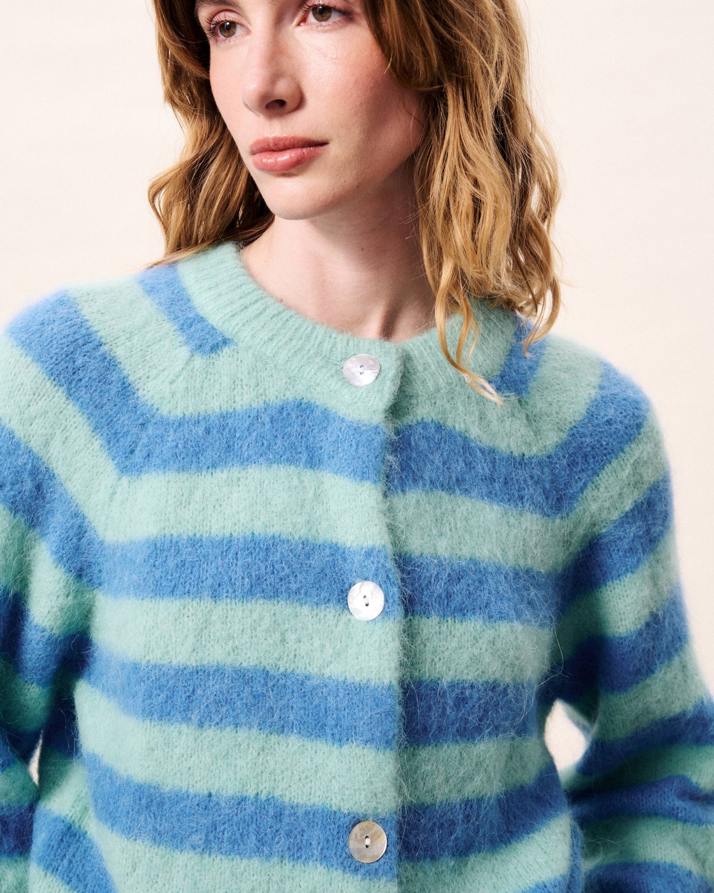 FRNCH "Azure Cardigan" (Bleu Azure)