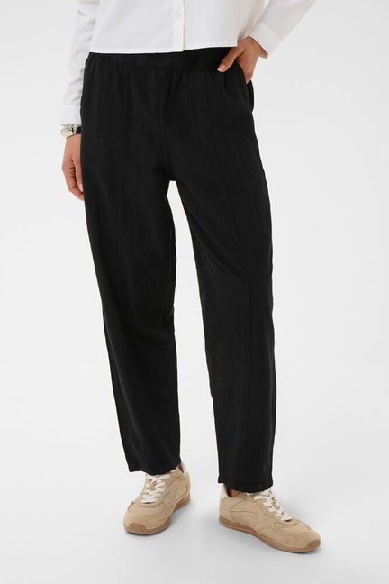 KAFFE "KANaya Barrel Pants " ( Black/Classic Sand)