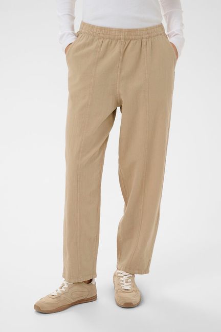 KAFFE "KANaya Barrel Pants " ( Black/Classic Sand)