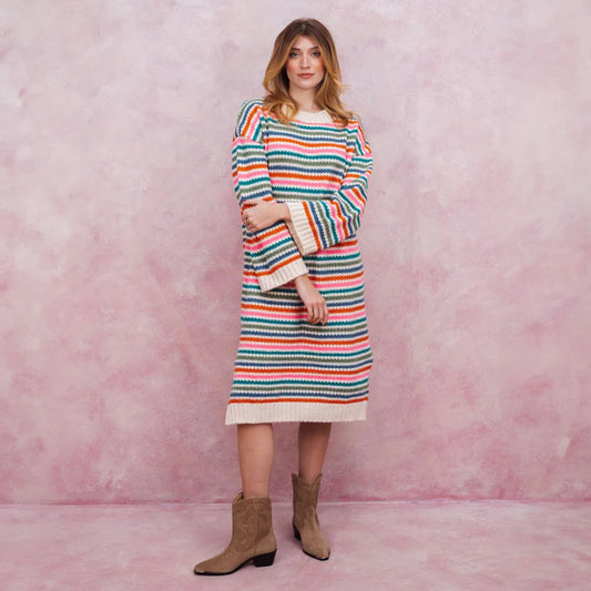 CARA AND THE SKY "Becca Dress" (Multi)