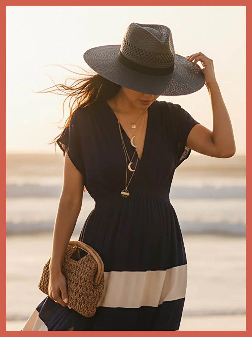 The Beth Oversized Fedora Hat in black from NOOKI, inspired by our favourite cowgirl and her enviable style. Featuring a large brim but on a classic fedora block, this is a showstopper of a hat. Hand woven paper adds a casual edge with cutwork detailing and makes this the summer hat you will look forward to wearing every season