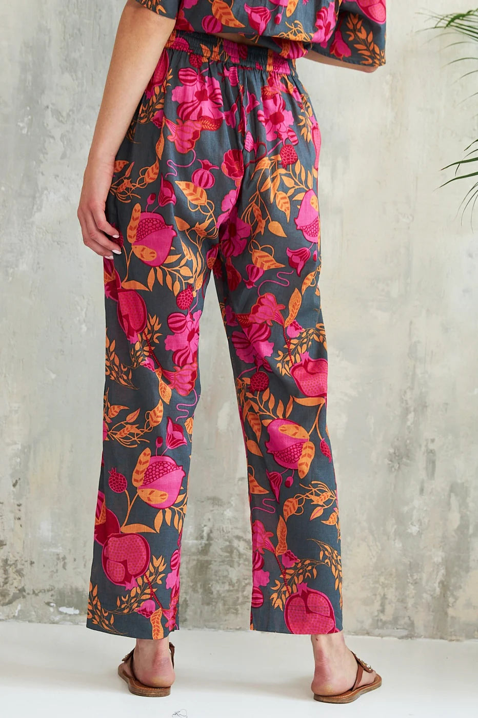 CHICO SOLEIL "Bonao Pants" (Pomegranate)