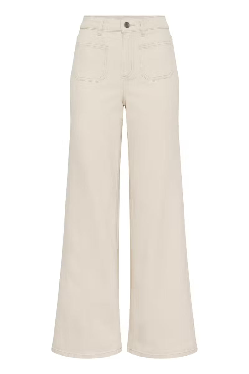 KABrook HW Reg Fit Jeans (Chalk)