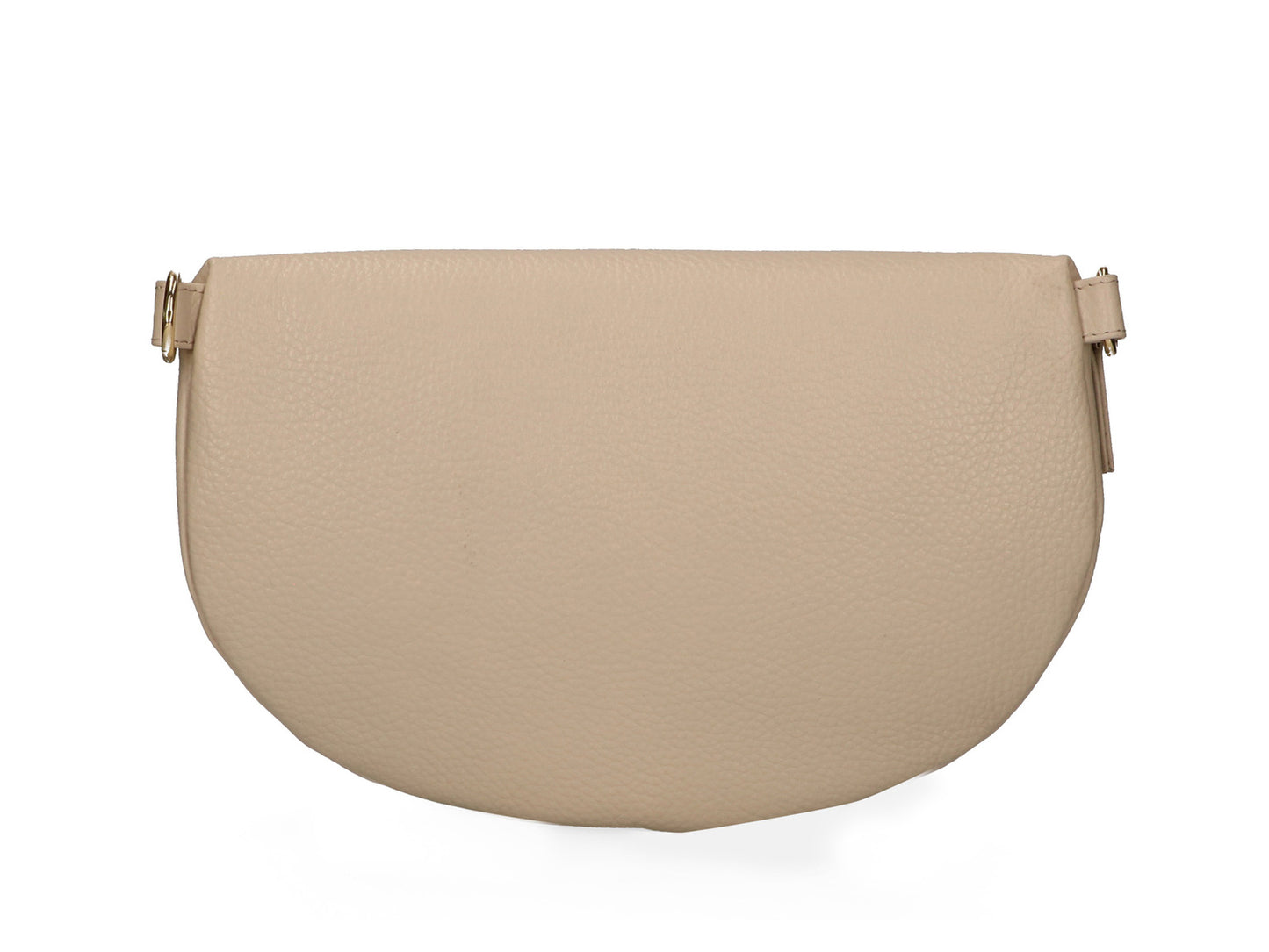 "Maruti Leather Bum Bag" ( Off White/Black)