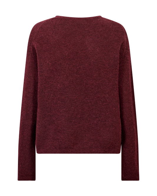 MOS MOSH "MMMape O Neck Knit"  (Cabernet)