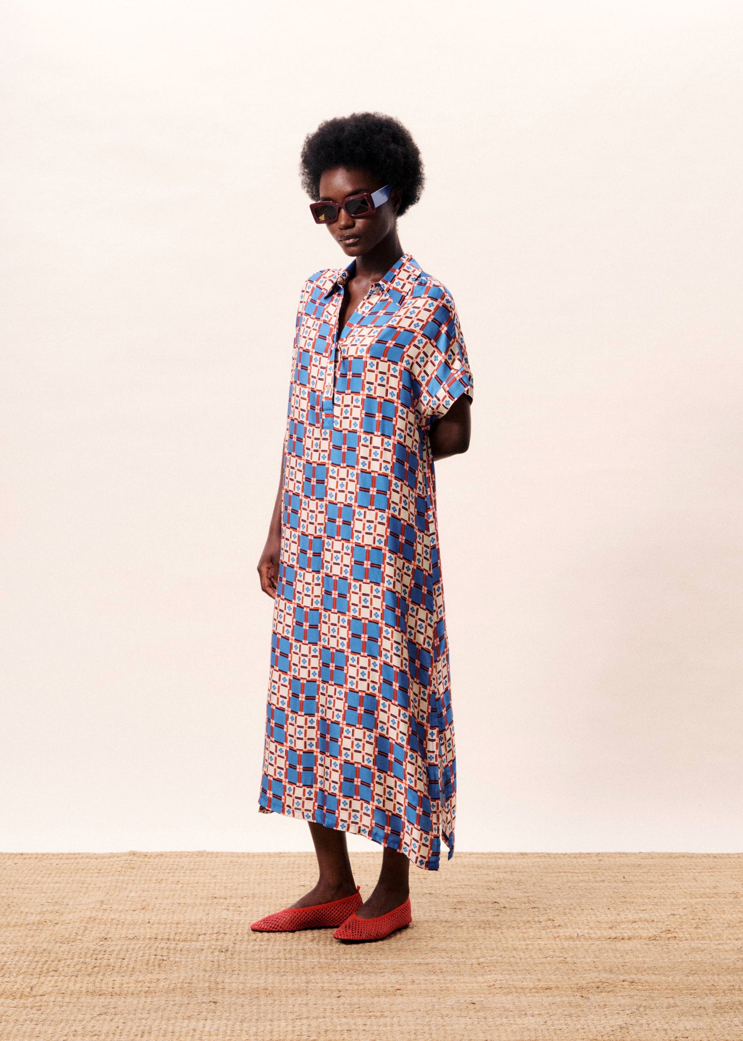FRNCH " Canopus Dress" (Azulejos)