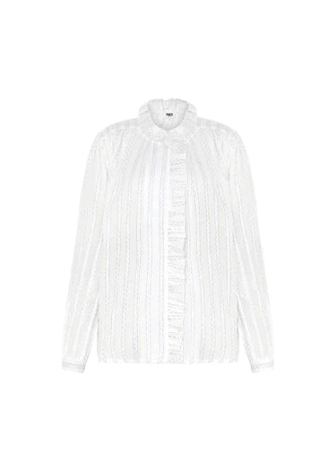 FRNCH "Celena Blouse" (Blanc)