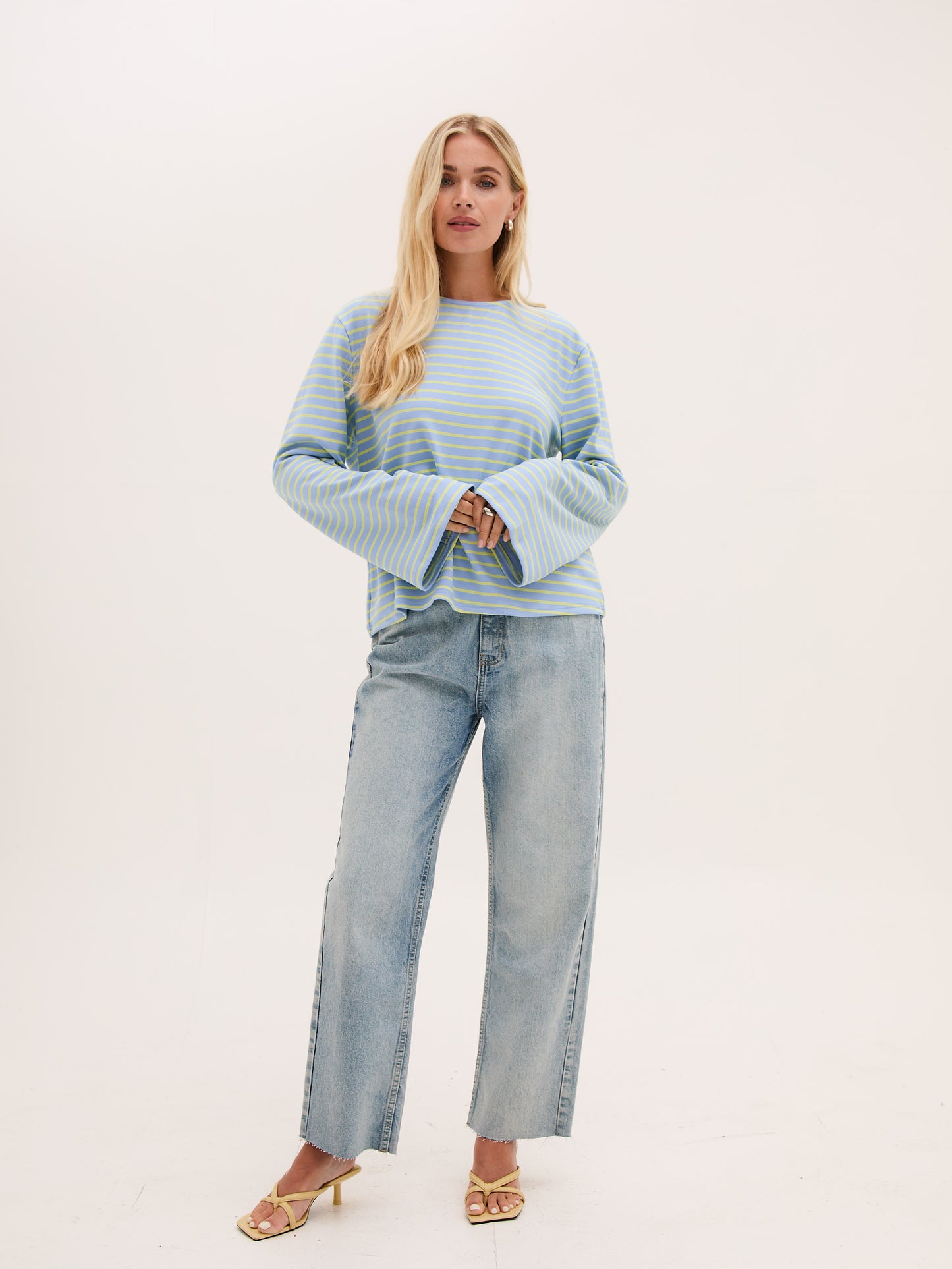 FIKA "Celine T Shirt" (Blue & Yellow"