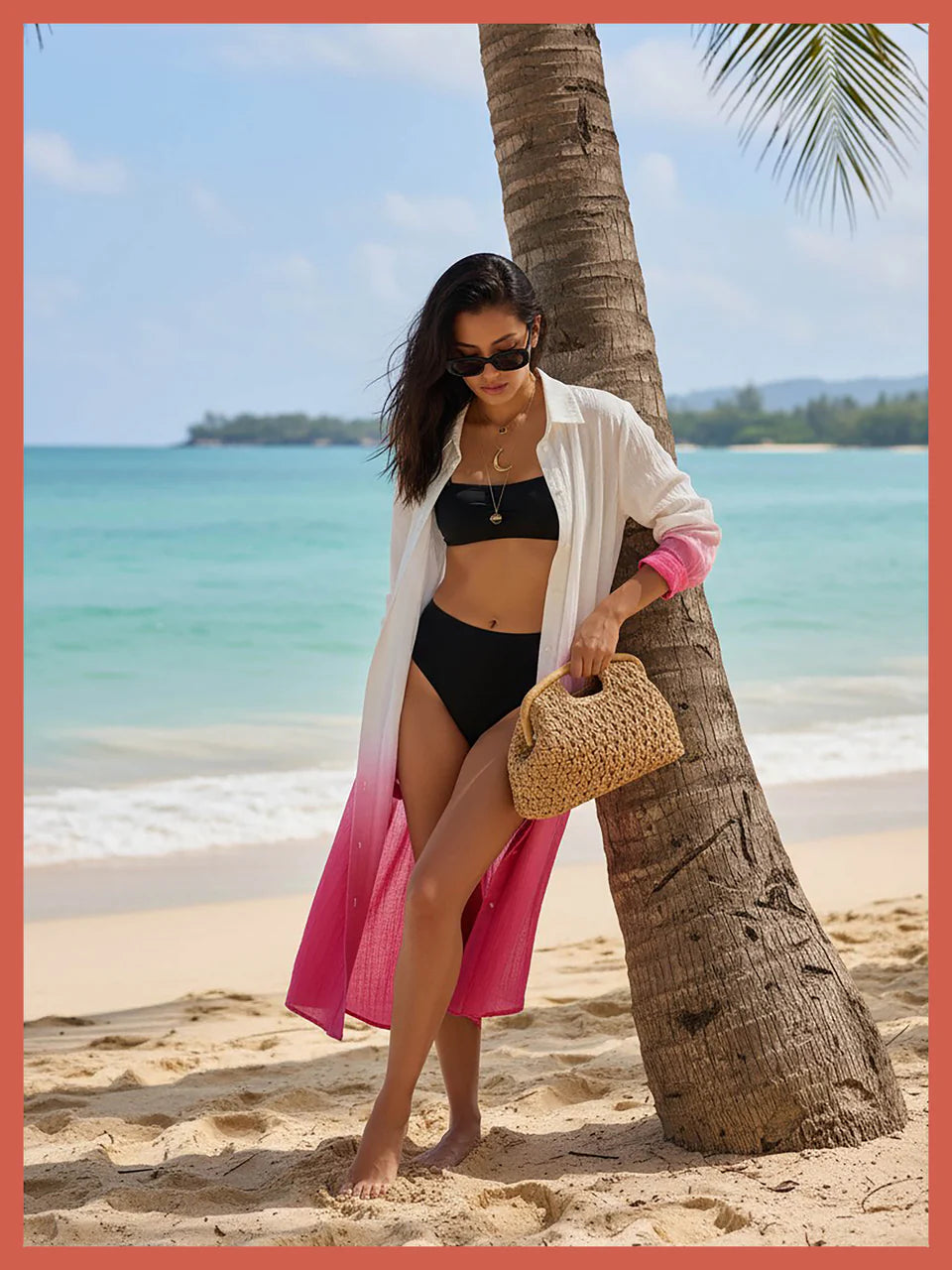 The Charleston Framed Bag is your new resort essential—a playful twist on timeless style from NOOKI. Hand-crocheted by artisans using sustainable FSC paper, this charming piece transitions effortlessly from day to evening.