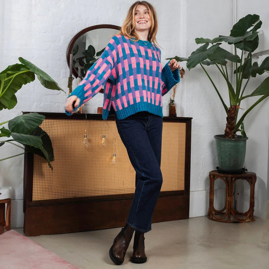 CARA AND THE SKY "Charlotte Jumper" (Teal)