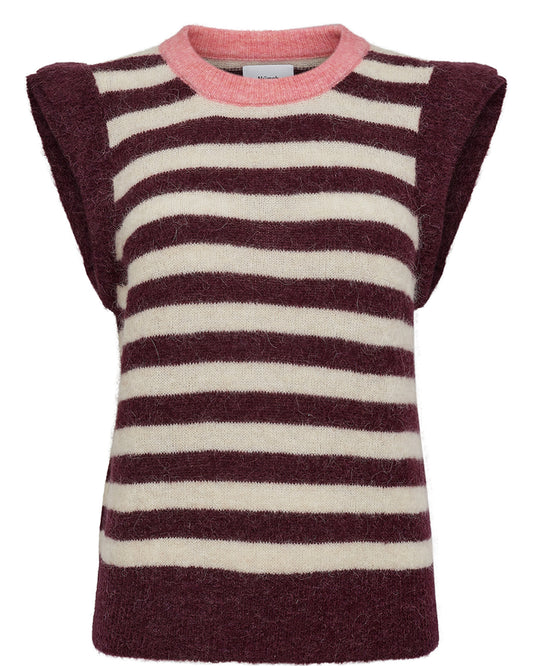 NUMPH "NUCiara Riette Stripe Vest" (Winetasting)