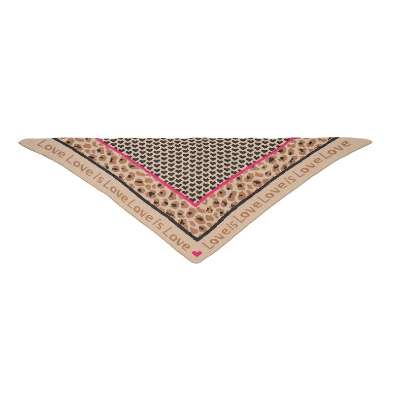 MARTA DU CHATEAU "Clio Scarf" (Khaki/Olive/Blue)