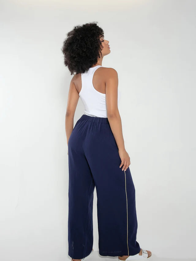 NOOKI 'Clipper' Trouser (Navy/Olive)