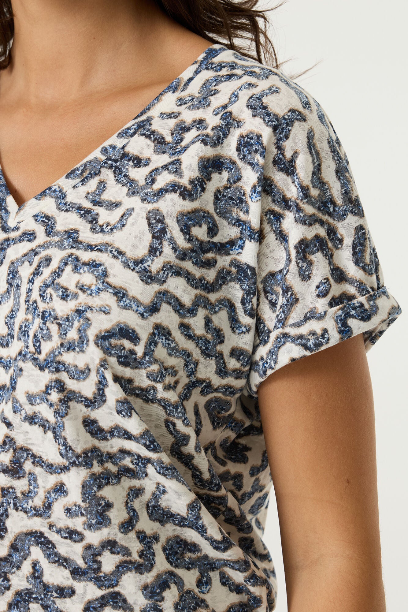 GARCIA "T Shirt O260002" (Summer Cobalt)