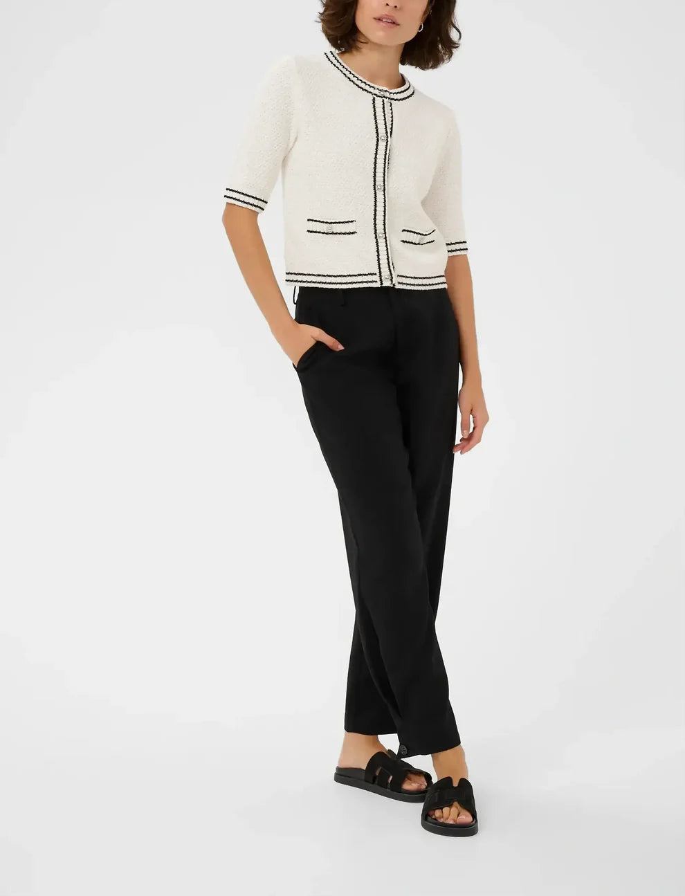 KAFFE "KACoco Knit Cardigan" ( Chalk)