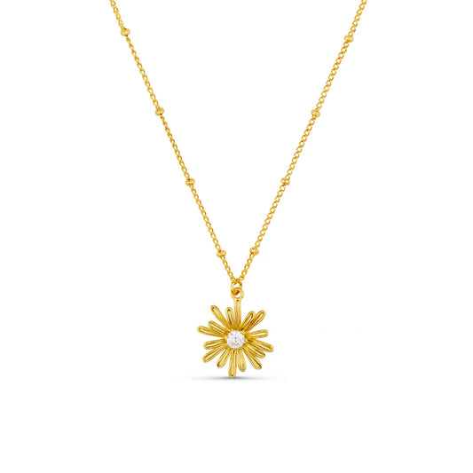 The Crystal Daisy Charm Necklace from ORELIA is a gorgeous pendant necklace to add to your jewellery collection.Featuring a satellite gold chain with a daisy charm.