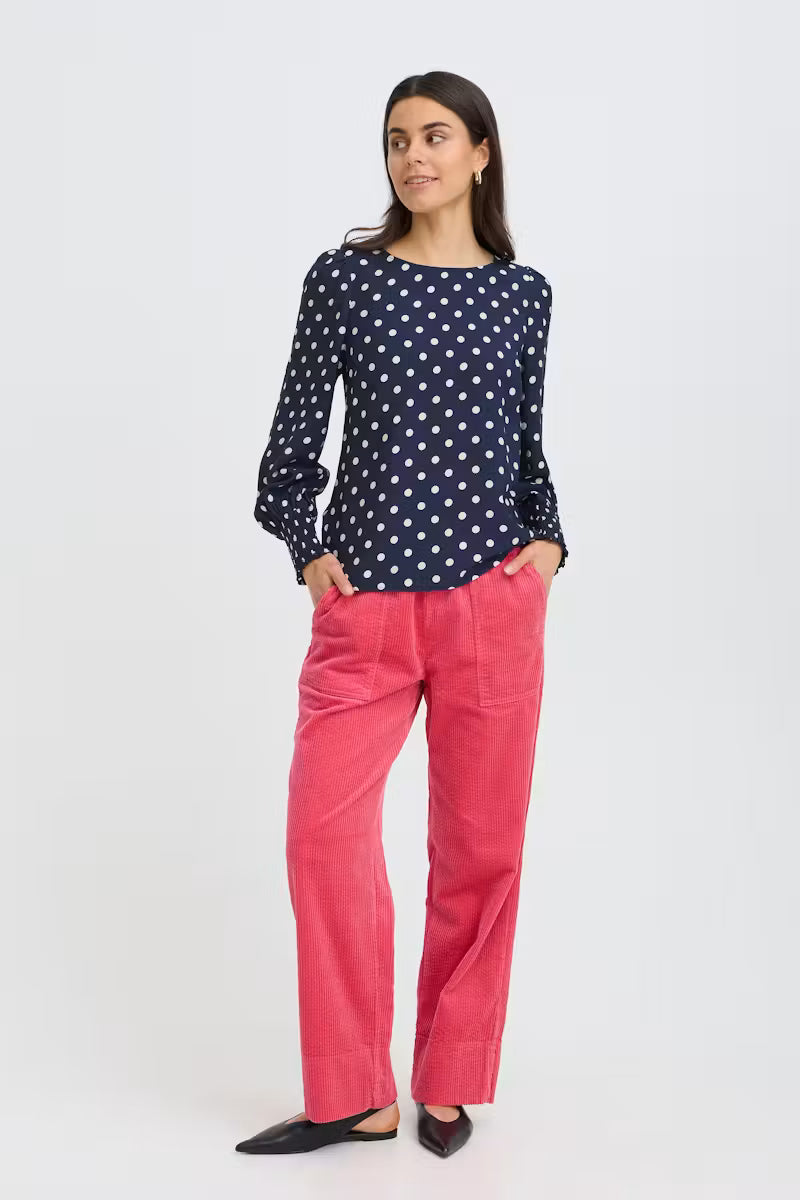 FRANSA "FRDara Blouse" (Salute Dotty)