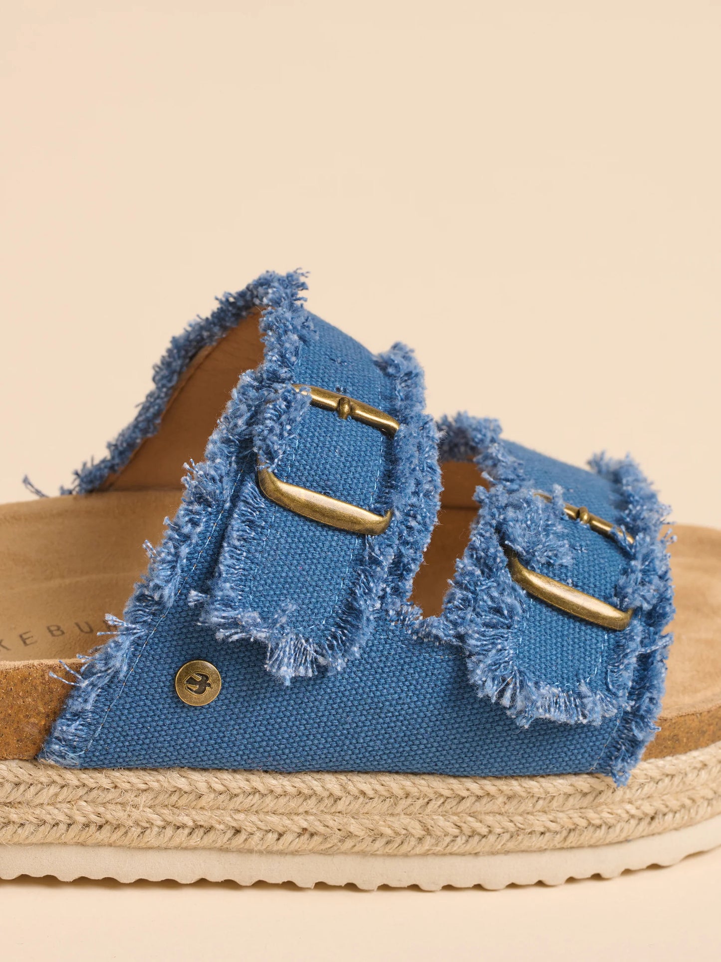 BRAKEBURN "Denim Platform Sandal" (BLue)