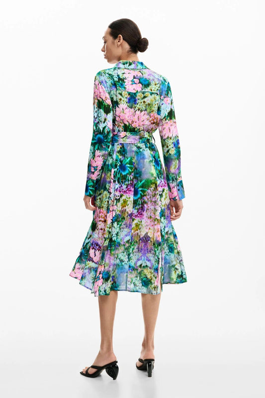 DESIGUAL " Milli Dress" (Aqua) - ClobR