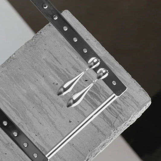 DANSK "Passion Waterproof Smooth Double Drop Earring" (Silver Plated)