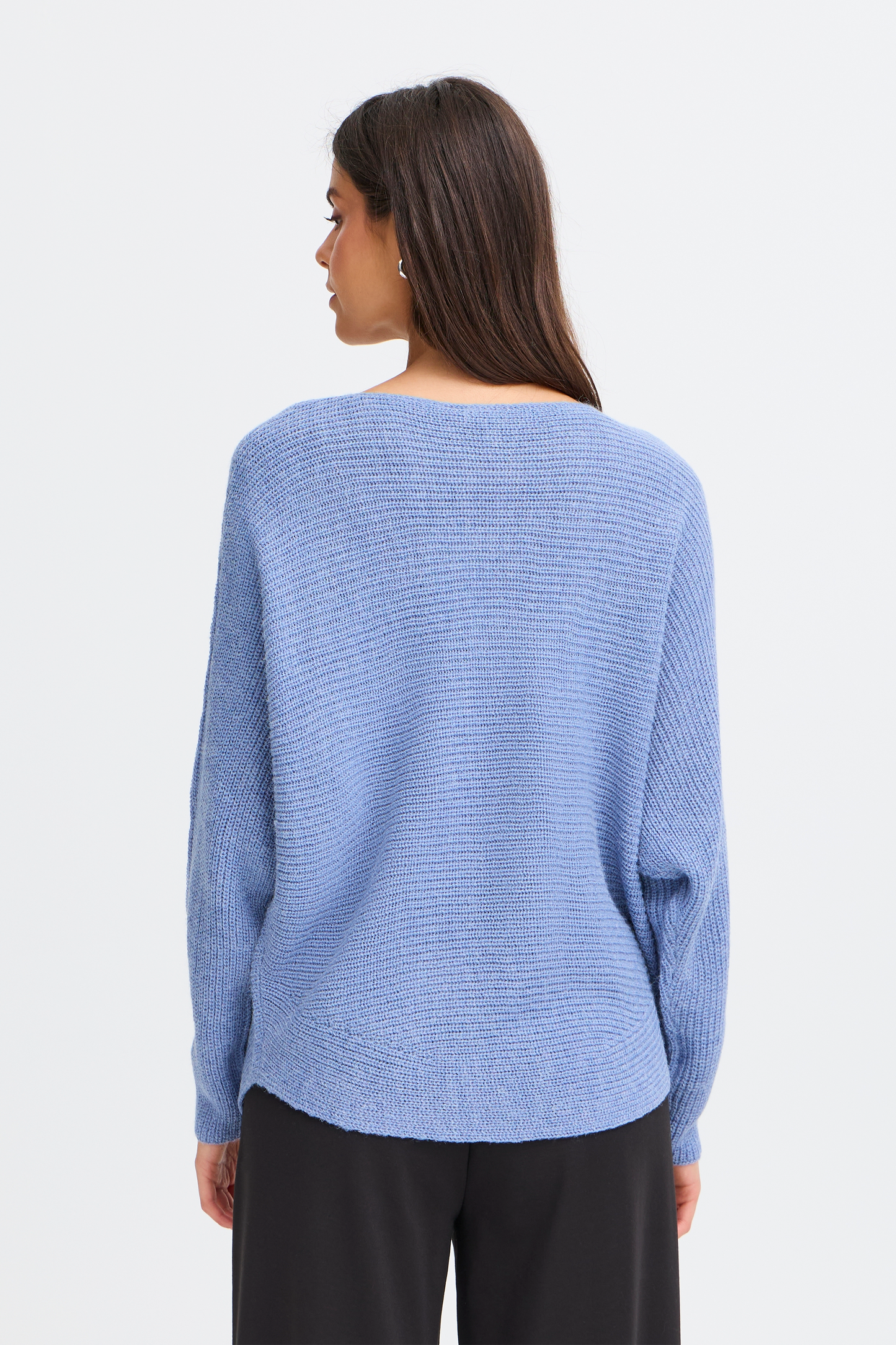 FFRANSA "REretta Pullover 3" (Black/Della Robbia Blue/Rose Smoke)