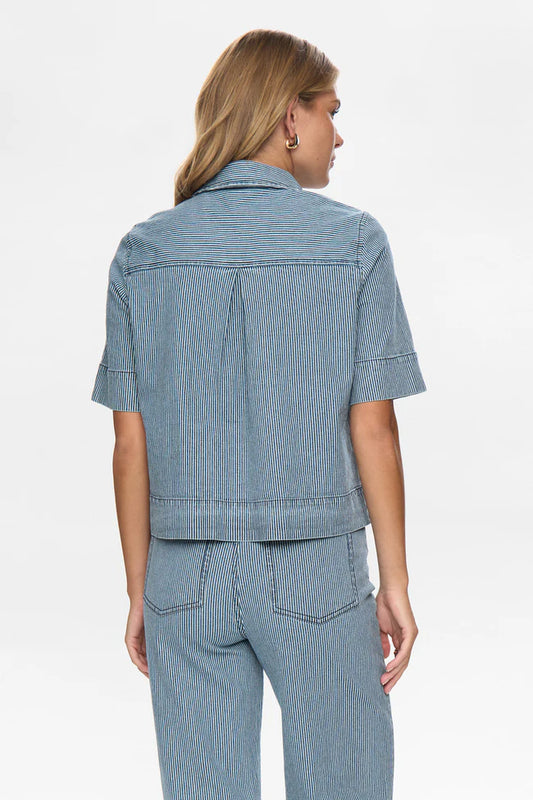 NUMPH "NUErina Shirt" (Medium Blue Denim)